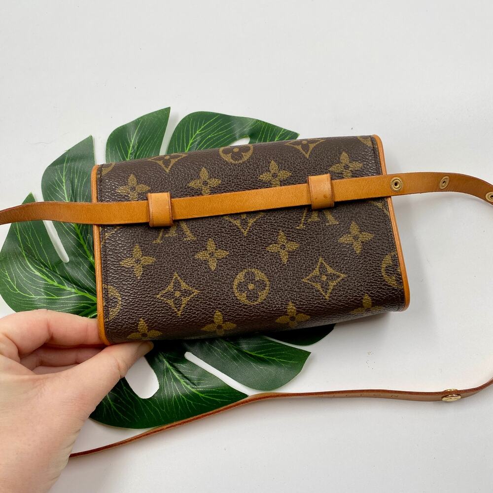 Louis Vuitton Florentine Waist Belt Bum Bag Monogram Crossbody Shoulder Clutch - Picture 6 of 16